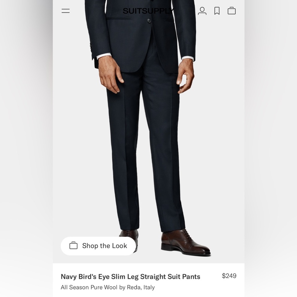 Men’s Suit Supply dress pants